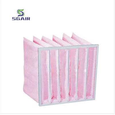Systèmes de filtration Hepa en acier galvanisé G4 8 Poches vert
