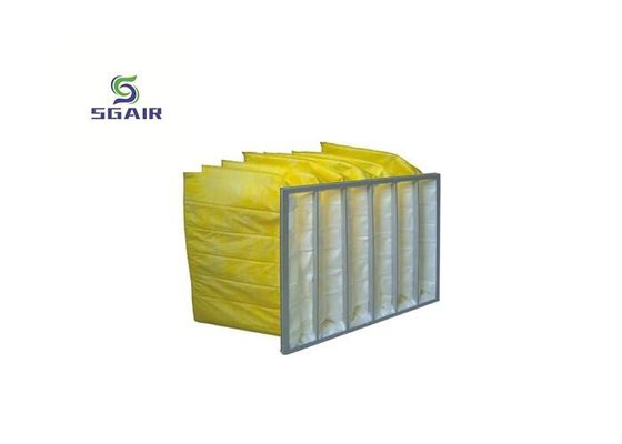 Filtre à sacs Hepa sous vide à compression galvanisée en polypropylène