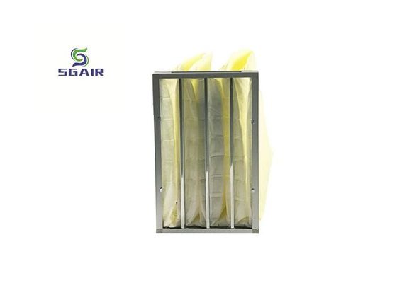 Efficacité de G3 à F9 Filtre à air à sacs Hepa Lavable pour la climatisation centrale
