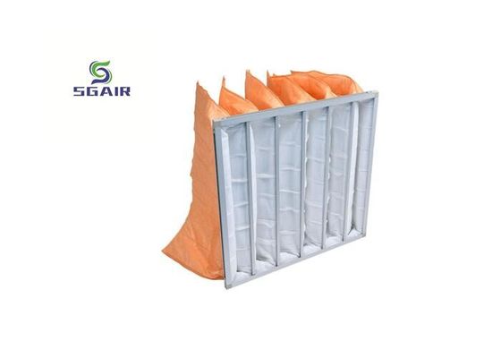 99.97% Filtre à air en sac Hepa 14 Filtre lavable pour les particules de poussière minuscules