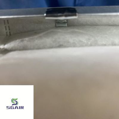 Filtre à sacs Hepa en forme de T Boucle métallique pour cadre de profil en aluminium