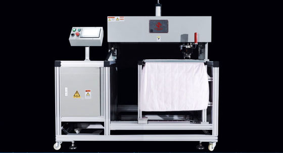 380V 7Pa machine à remontage semi-automatique pour filtre à poche