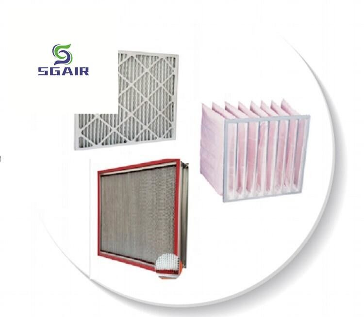 Filtres de purification de l'air de 45 Pa MERV 8 pour la transformation pharmaceutique