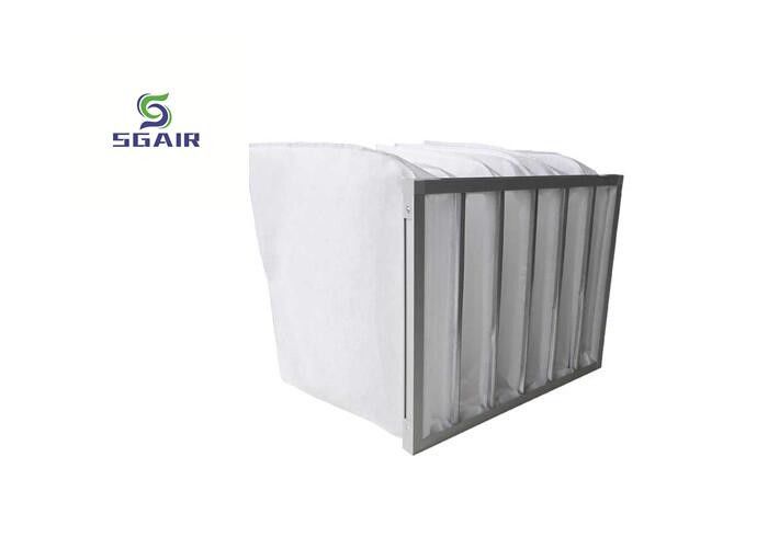 Filtre à sacs H14 Hepa de tissu non tissé 99,97% d'efficacité pour automobile