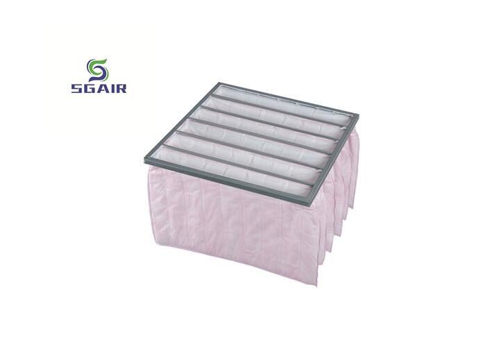 Filtre à sacs de poche en fibres non tissées H13 Hepa pour salle blanche