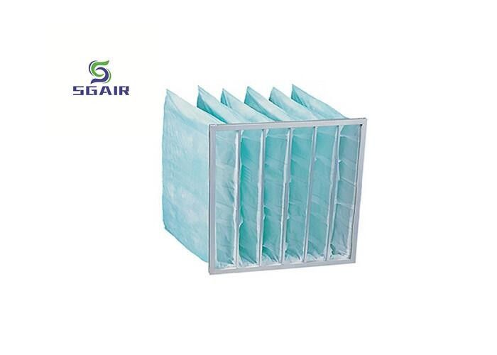 Filtre à air HEPA en fibres synthétiques F6 65% d'efficacité pour la climatisation