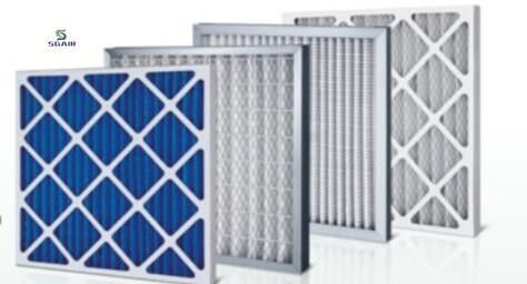 Préfiltre plissé Filtre à air HEPA à grande surface de filtration Faible résistance