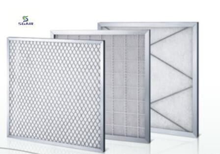 Panel HEPA préfiltre lavable avec faible résistance