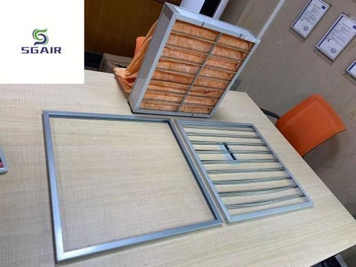 Cadre de filtre à air GI Hepa galvanisé à haute résistance