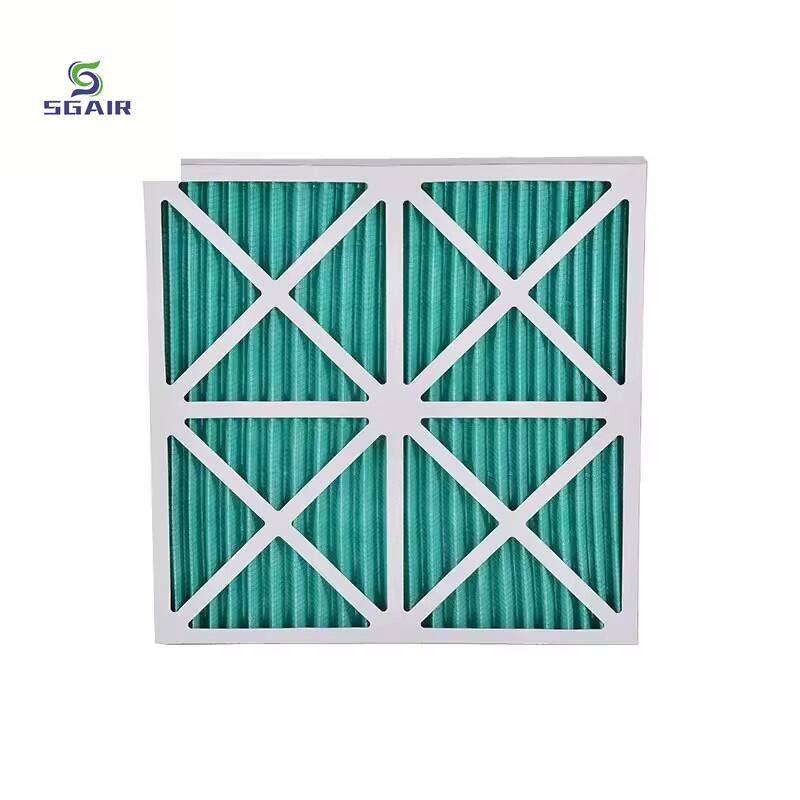 Filtres à air HVAC personnalisés à 99,99% 20x25x1 avec faible résistance au débit d'air