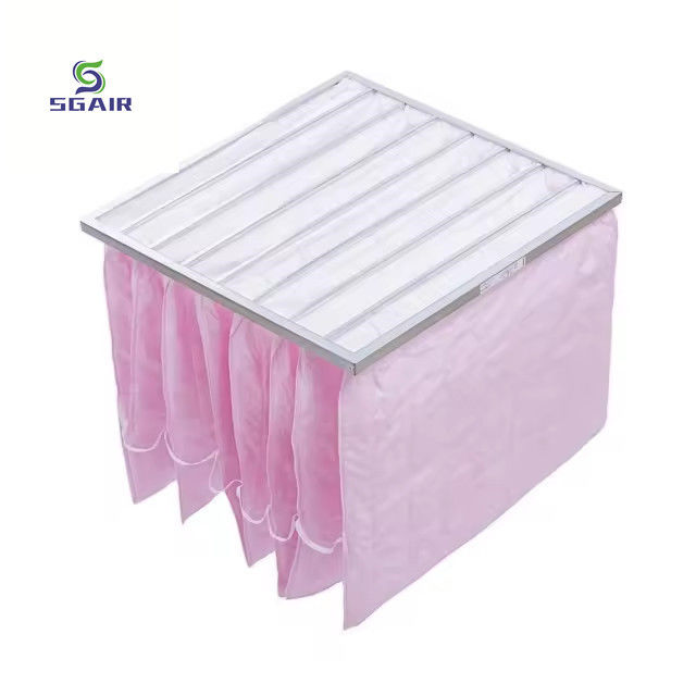 Filtre à sac à poche à large capacité de retenue de poussière