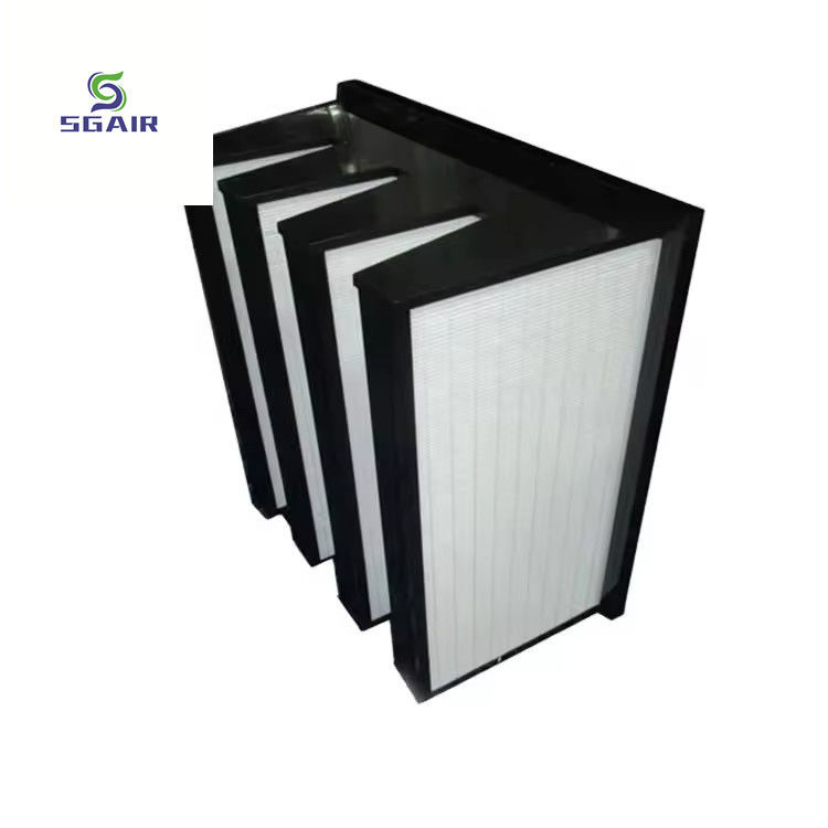 H10 Filtres à air plissés réutilisés anti-corrosion personnalisés