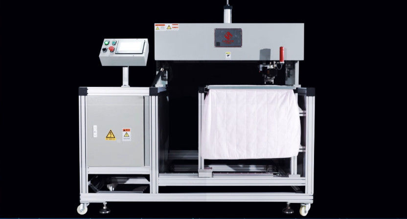 380V 7Pa machine à remontage semi-automatique pour filtre à poche